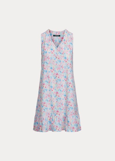 Women's Ralph Lauren Floral Cotton Nightdress | 254967EQT